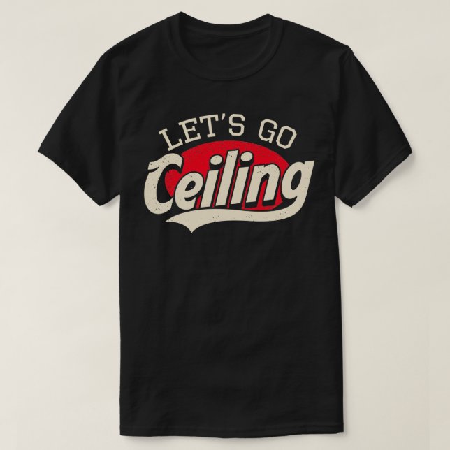 Lets Go Ceiling Funny Halloween Ceiling Fan Costum T-Shirt (Design Front)