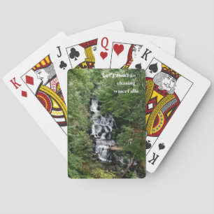 Let's Go Chasing Waterfalls Playing Cards