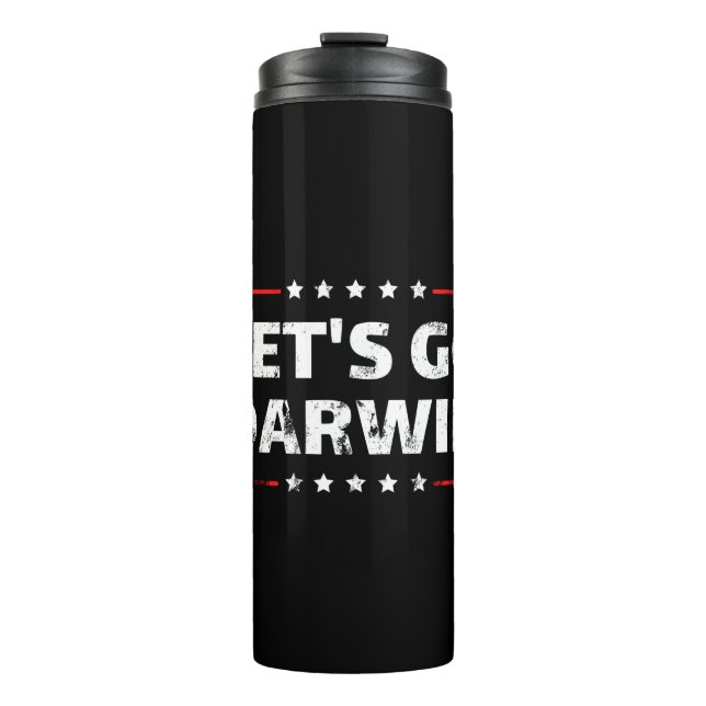 Let's Go Darwin Thermal Tumbler (Front)