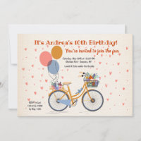 Let's Go For A Ride Invitation