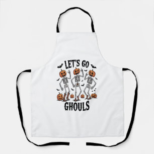 Let's Go Ghouls, Funny Spooky Apron