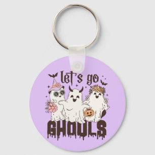 Let's Go Ghouls Halloween Keychain