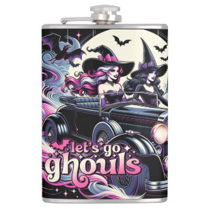 Let's Go Ghouls Hip Flask