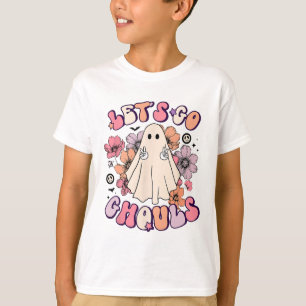 Let's Go Ghouls Retro Halloween Bychelorette Brida T-Shirt