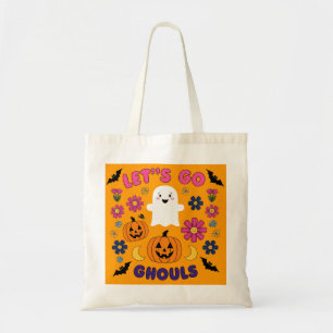 Let's go ghouls tote bag