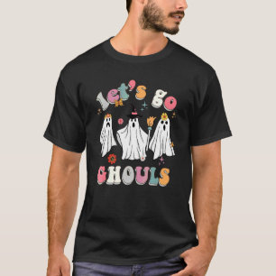 Let's Go Ghouls Witchy Ghost Hippie Halloween Cost T-Shirt