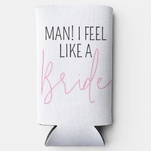Let's Go Girls Bachelorette Party can coolers. Man Seltzer Can Cooler