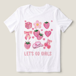 Lets Go Girls Disco Cowgirl Bachelorette Party  Tri-Blend Shirt