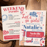 Let's Go Girls Nashville Bachelorette Itinerary