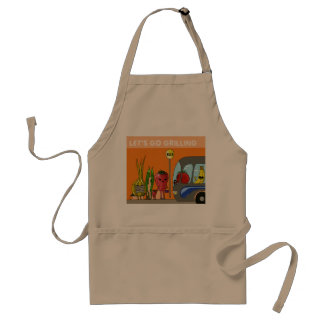 Let's Go Grilling Kawaii style Standard Apron