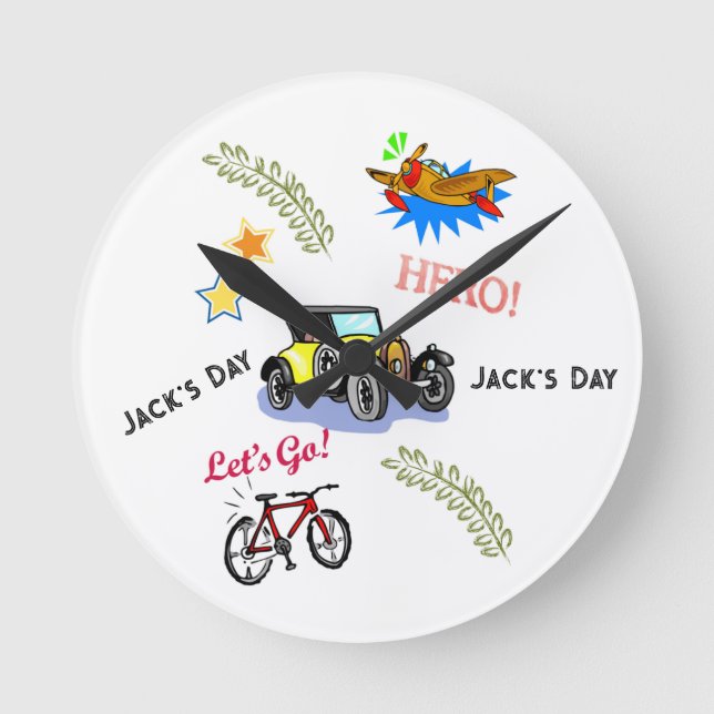 Let's Go Hero Clock (Front)