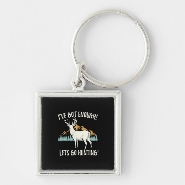 Let's Go Hunting Keychain (Front)