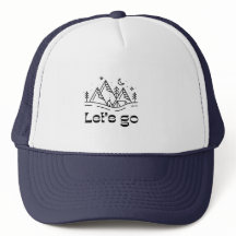 Let's Go Mountain Hat | Adventure Trucker Cap |