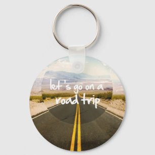 Let's go on a road trip keychain