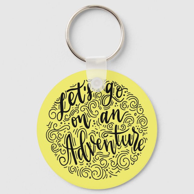 Let's go on an Adventure Keychain (Front)