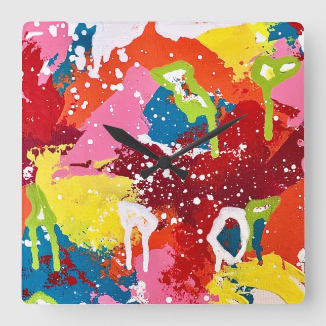 Let's Go Out With a Bang Wall Clock (Front)