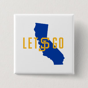 lets go SJ 2 Inch Square Button