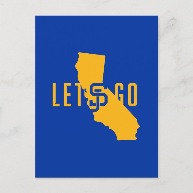 lets go SJ Invitation Postcard (Front)