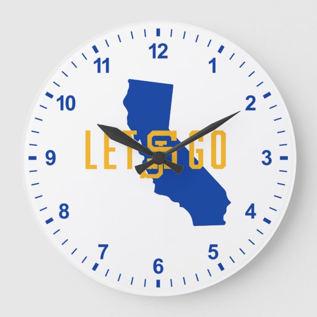 lets go SJ Large Clock (Front)