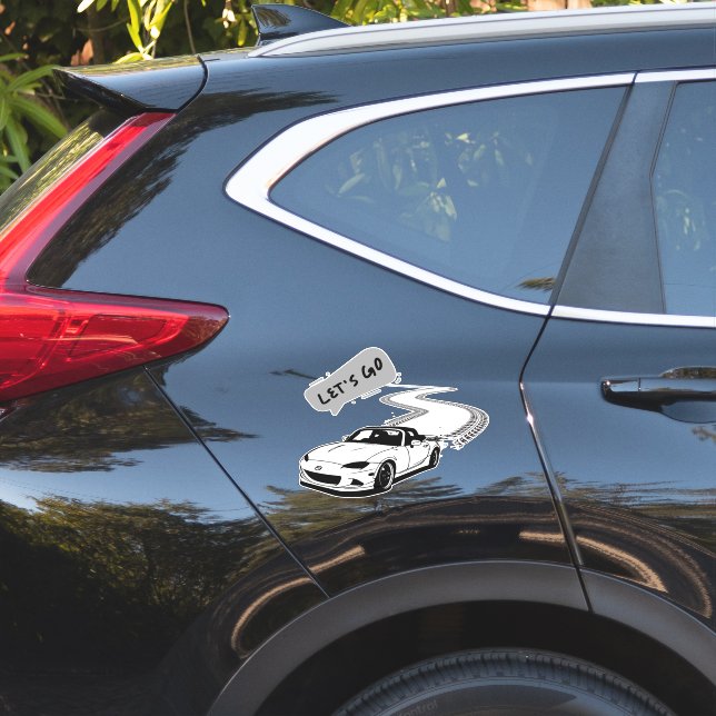 Let's go Sticker Car (Car Side)