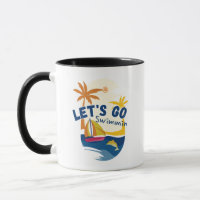 Let's Go Swimming – Beach Style Mug
