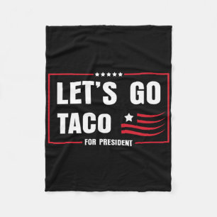 Let's Go Taco 8647 Us Flag 86 47 Men Women 8 Fleece Blanket