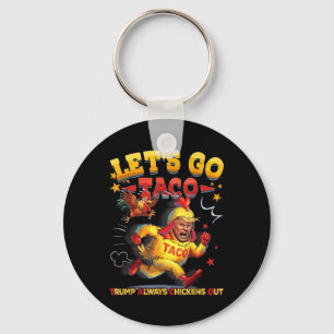 Lets Go Taco Keychain