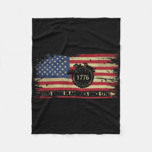 Let's Go Taco No Kings In America Since 1776 Ameri Fleece Blanket