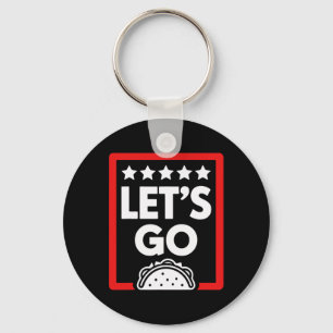 Let's Go Taco Shirts Keychain
