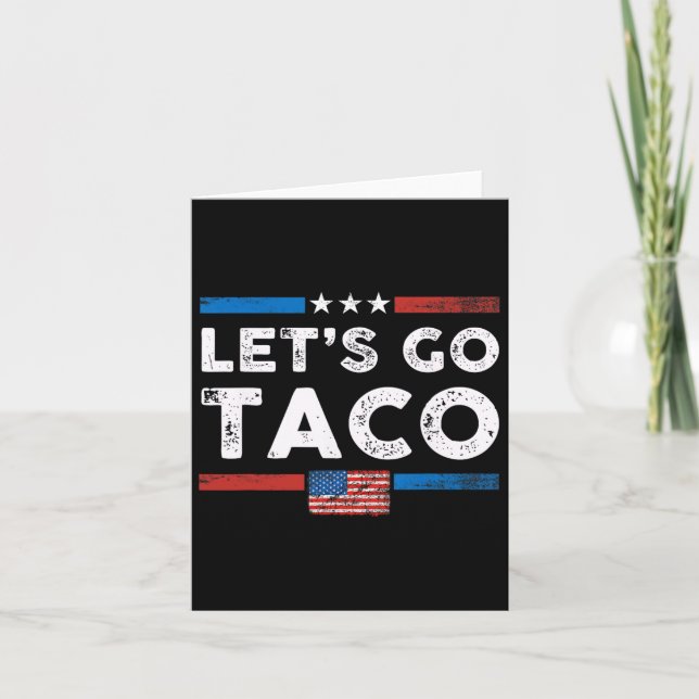 Let's Go Taco - Vintage 1  Card (Front)
