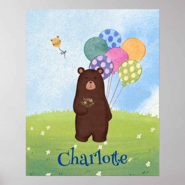 Let's go to the Party Bear  Poster (Front)