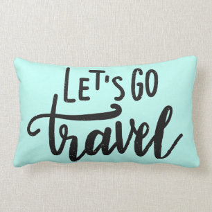 Let's Go Travel Lumbar Pillow
