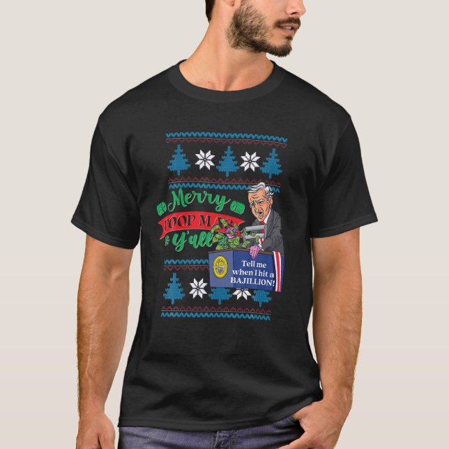 Let's Go Ugly Christmas Sweater Funny Poopy Joe Po (Front)