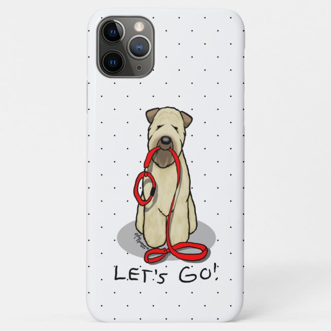 Let's Go! Walk Wheaten Terrier Dog (wheaten 1b2) Case-Mate iPhone Case (Back)