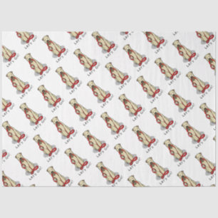 Let's Go! Walk Wheaten Terrier Dog (wheaten 1b2) Tissue Paper