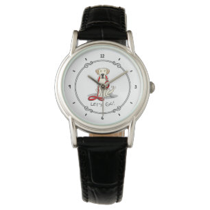 Let's Go! Yellow Labrador Retriever - Cute Dog Watch