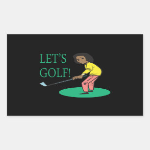 Lets Golf Sticker