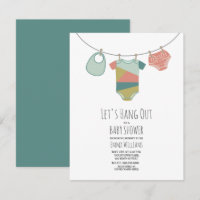 Let's Hang Out Baby Clothes Baby Shower