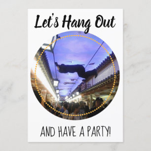 Let's Hang Out Invitation