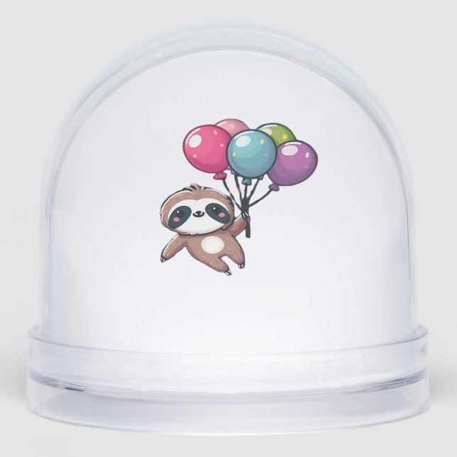 Let's Hang Out It's My Birthday Balloon Sloth , Cu (Avant)