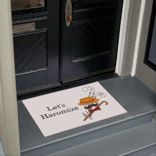 "Let's Harmonize" Singing, Karaoke, Music, Doormat