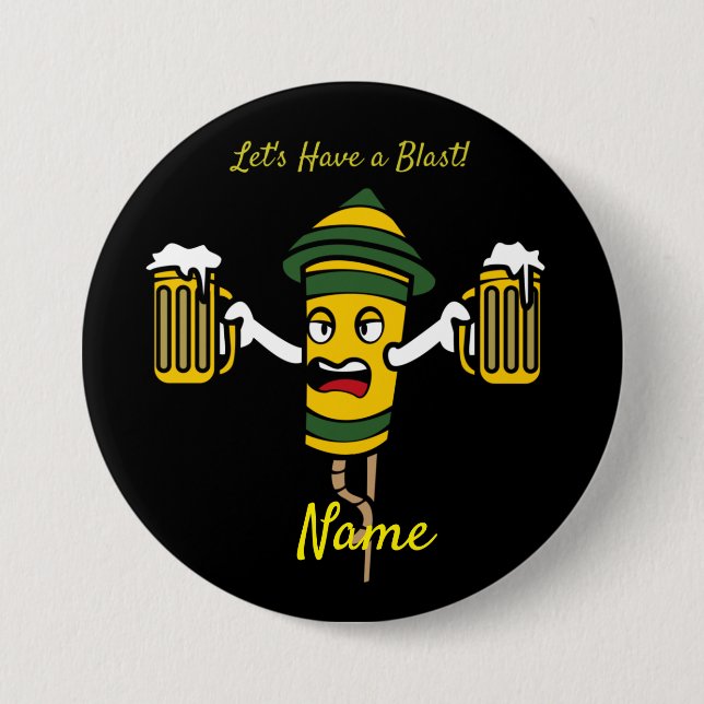 Let's Have a Blast Thunder-Cove  3 Inch Round Button (Front)
