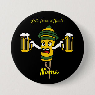 Let's Have a Blast Thunder-Cove 3 Inch Round Button