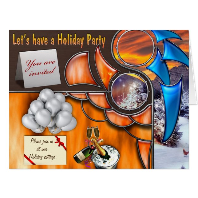 Let's have a Holliday Party (Front Horizontal)