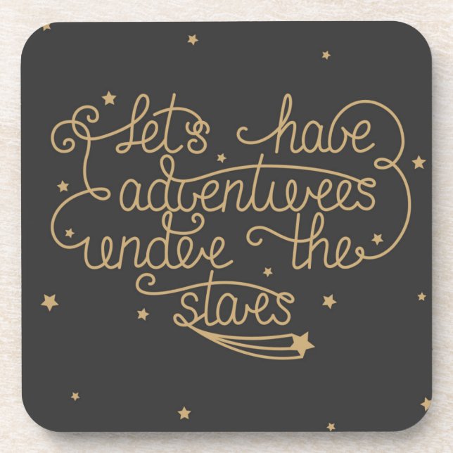 Lets Have Adventures Coaster (Front)