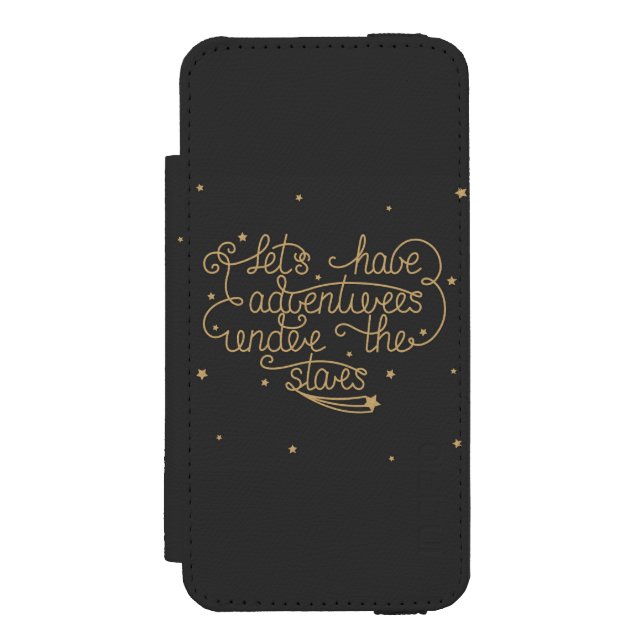 Lets Have Adventures Incipio iPhone Wallet Case (Folio Front)