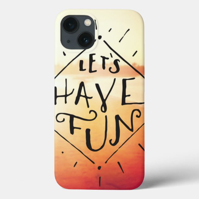 Lets Have Fun Case-Mate iPhone Case (Back)