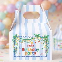 Let's have some Fun Boy Birthday Favour Boxes