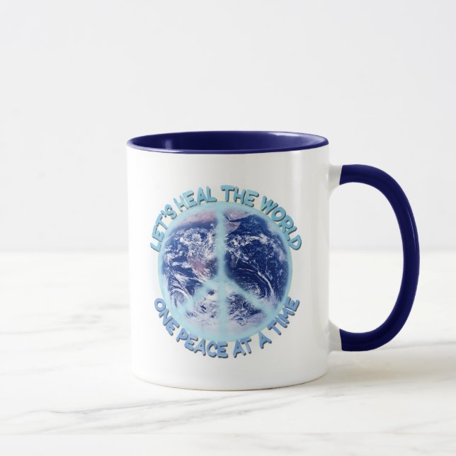 Let's heal the world mug (Right)