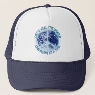 Let's heal the World one Peace at a Time ☮  Trucker Hat